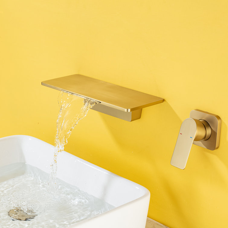 maxbrass Wall Mounted Faucet Singlehandle Bathroom Faucet Wayfair